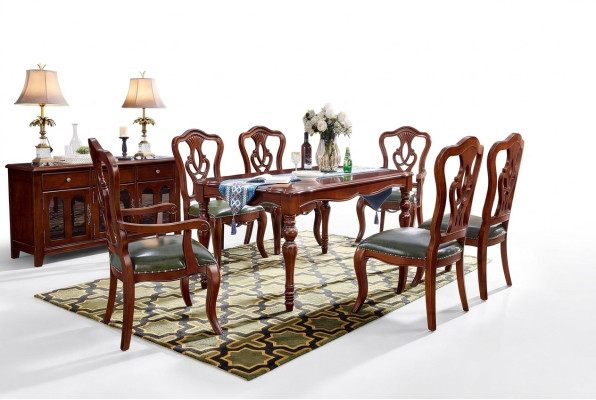 Komplett Set 6 Stühle Esszimmer Gruppe Holz Stuhl Luxus Möbel Barock