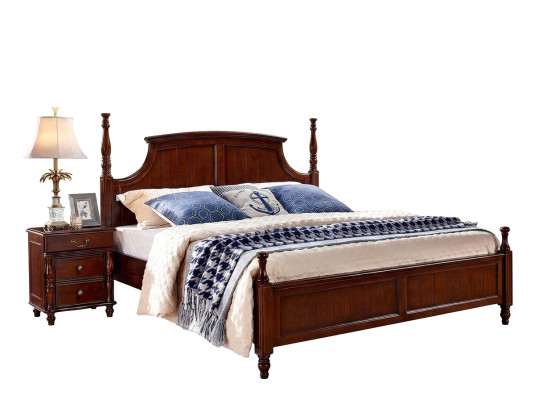 Design Schlafzimmer 3tlg. Bett 2x Nachttische Klassischer Betten Set
