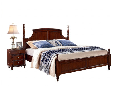 Design Schlafzimmer 3tlg. Bett 2x Nachttische Klassischer Betten Set