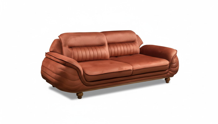 Sofa 3místná textilní nábytek třísedáky pohovky obývací pokoj Klasický styl