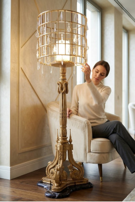 Luxusní stojací lampa lampy italský nábytek nový