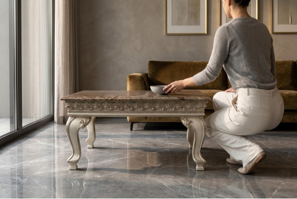 Luxus Couchtisch Beistelltisch Holz Möbel Klassische Tische Barock Rokoko Tisch