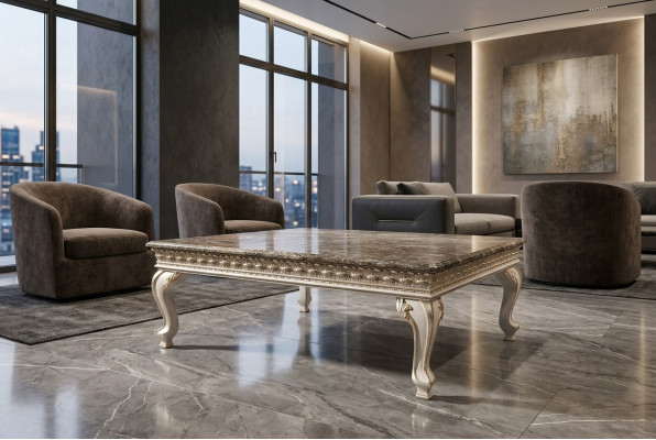 Couchtisch Echtholz Barock Rokoko Couchtische Tisch Italienische Möbel