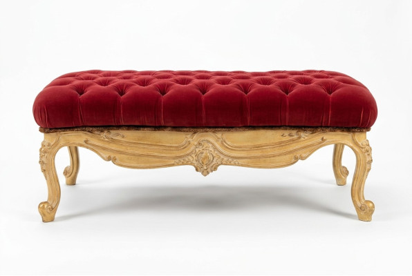 Clubhocker Wohnzimmer Möbel Stuhl Fußhocker Polster Chesterfield Klassische Neu