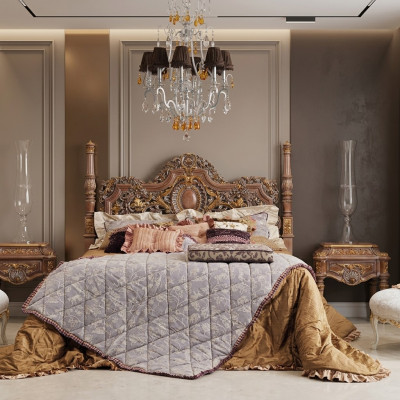 Bett Chesterfield Möbel Betten Italienische Einrichtung Doppelbett Luxus Italien