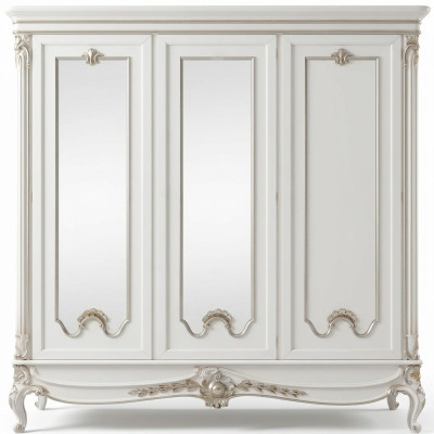 Skříň šatní skříň Regál Úložný prostor šatník Moderní Zrcadlo Dřevo Design