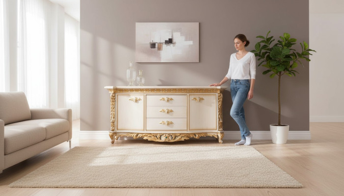rtv tv fernseh Kommode Anrichte Side Low Board Schrank Wohn Zimmer Regal Luxus