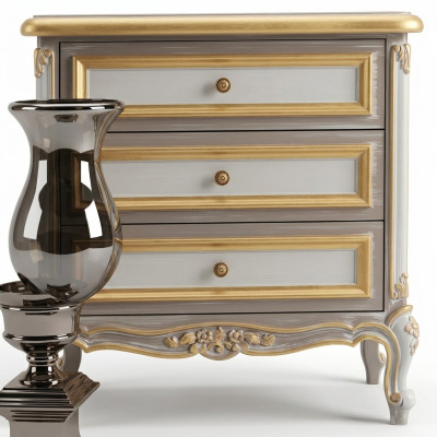 Nachttisch Sideboard Design Einrichtung Lowboard Kommoden Italienische Möbel Neu