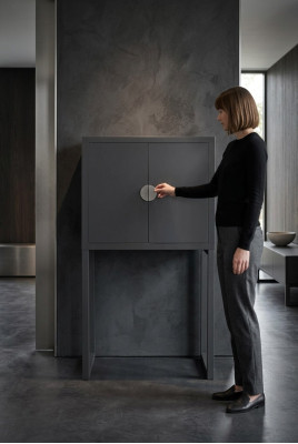 Tisch Telefon Beistelltisch Holz Möbel Wohnzimmer italienische Einrichtung Neu