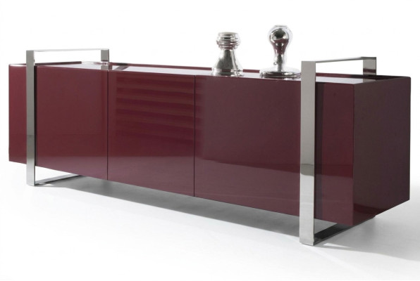 Luxus Kommode Design Einrichtung Sideboard Möbel Boiserie Italia Hochglanz Neu