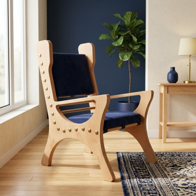 Jídelní židle 1 osoba křeslo dřevo luxusní třída barokní rokoko design nábytek nový