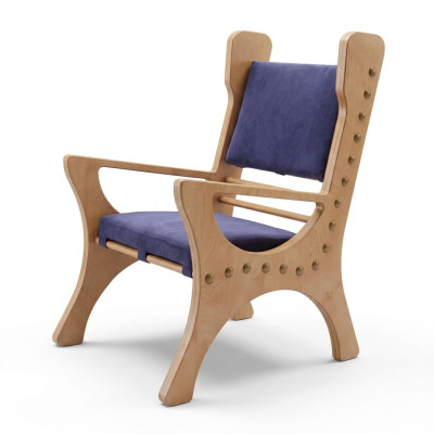 Jídelní židle 1 osoba křeslo dřevo luxusní třída barokní rokoko design nábytek nový