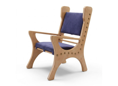 Jídelní židle 1 osoba křeslo dřevo luxusní třída barokní rokoko design nábytek nový