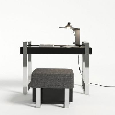 Tische Sekretär Konsolen Tisch Schreibtisch Schminkt Hocker Italienische 2tlg.