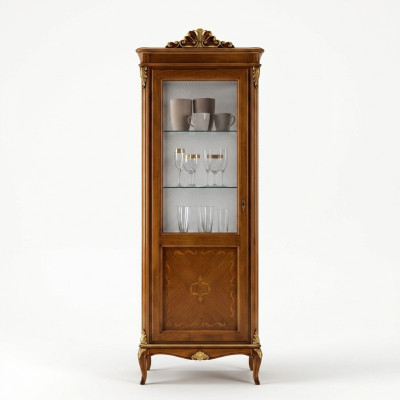 Wohnzimmer Anrichte Glas Schrank Vitrine Esszimmer Anrichte Holz Schränke Möbel