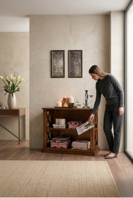 Bücherregal Vitrine Vitrinen Schränke Klassische Schrank Bücherschrank Holz Neu