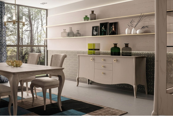 Kommode Sideboard Regal Schrank Regale Massiv Holz Möbel aus Italien Schränke