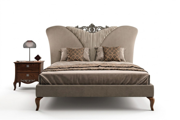 Bett Doppelbett Massiv Holz Schlafzimmer Betten Möbel Vaccari cav giovanni Neu