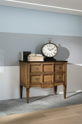 Kommode Schubladen Holz Kommoden Wohnzimmer Sideboard Schrank Schränke Massiv