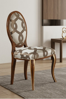 Jídelna Dřevěné nábytek židle Luxus Design Polstrovaná židle Odkloněný sedadlo Kancelářský nábytek Nový