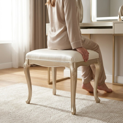 Hocker Polster Bank Fußhocker Ottomane Sitzhocker Sitzpouf Wohnzimmer Designer
