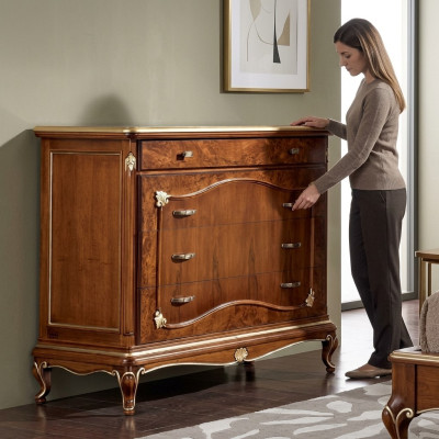 Design Kommode Möbel Sideboard Klassische Einrichtung Schlafzimmer Schrank Neu
