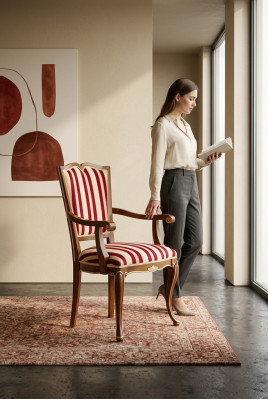 Jídelní pokoj Dřevěný Nábytek Židle Luxusní Design Čalouněný Stůl Otočný Sedadlo Kancelářský Nábytek Nový