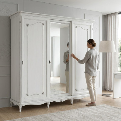 Kleiderschrank xxl Schlafzimmer Schränke Design Holzschrank Italienische Möbel