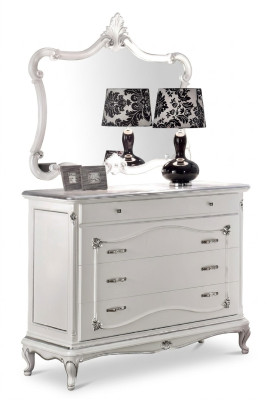 Luxus Kommode Spiegel Gruppe Holz Konsole Sideboard Schubladen Kommoden Konsolen