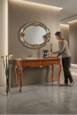 Konsolentisch Spiegel Sideboard Set Neu Holz Italienische Möbel Stil StileElisa