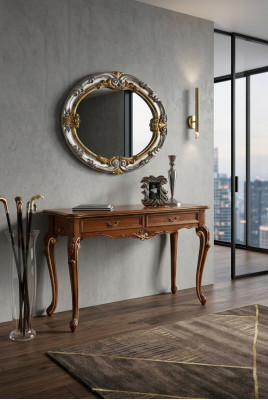 Konsolentisch Spiegel Sideboard Set Neu Holz Italienische Möbel Stil StileElisa