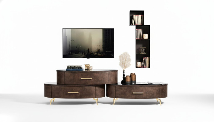 rtv tv Schrank Tisch Wohnzimmer Kommode Lowboard Sideboard Holz Modern Möbel