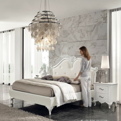 Luxus Bett Klassische Betten Bettgestelle Doppel Modern Doppelbett Modern Weiß