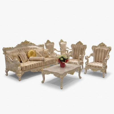 Sofagarnitur 3+1+1 Sitzer Couchtisch Garnitur Sofa Sessel Sofas Neu Set 4tlg