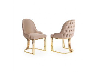 Jídelní židle z dubového dřeva luxusní židle Beige obývací pokoj italský styl