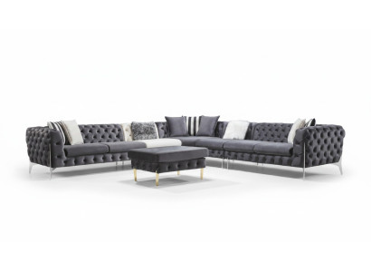 Sofa Ecksofa Couch Polster Ecksofas Couchen Chesterfield Möbel