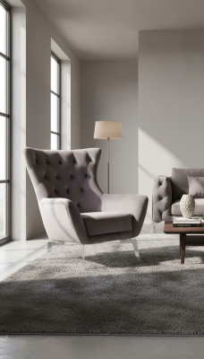 Luxus křeslo jednosedák, designový textilní materiál moderního vzhledu.