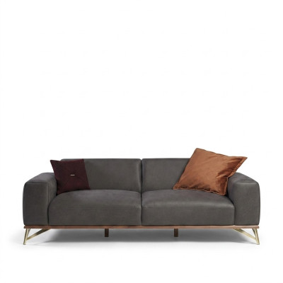 Dreisitzer Sofa 3 Sitzer Luxus Sofas Wohnzimmer Einrichtung Modern Stoff Design