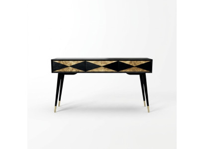 Luxus Konsolentisch Tisch Konsole Kommode Abstelltisch Holz Modern Gold Design