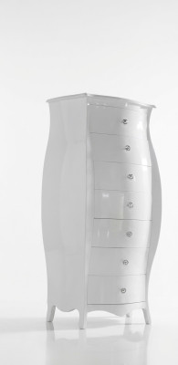 Luxus komoda skříně komody dřevo ložnice moderní design bílý styl velký.
