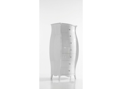 Luxus komoda skříně komody dřevo ložnice moderní design bílý styl velký.