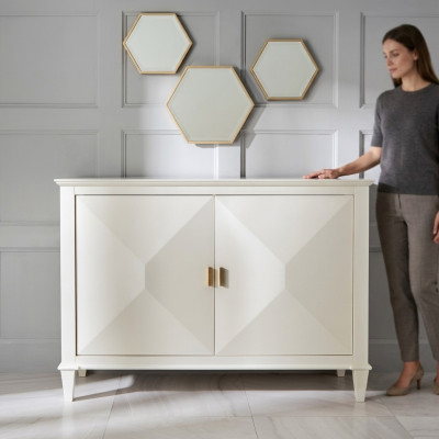 Schränke Kommode Kommoden Holz Luxus Sideboard Wohnzimmer Möbel Beige Schrank