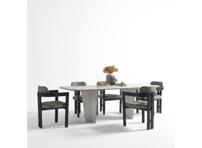 Esstisch Esszimmertisch Essecke Tisch Holz Modern Weiß Esszimmer Luxus