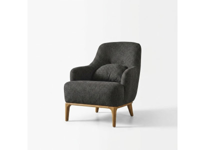 Křeslo křeslo Moderní Látka Obývací pokoj Polyester Šedá Design Sedadlo