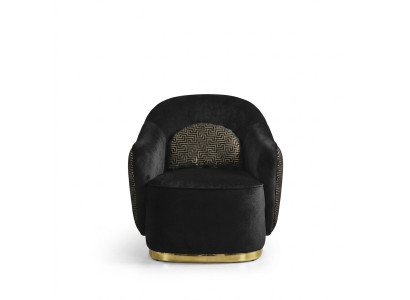 Křeslo Moderní Křeslo s ušákem Závěs Polyester Modré Designové Sedadlo