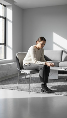 Stuhl Esszimmerstuhl Küchenstuhl Lehnstuhl Luxus Grau Modern Esszimmer
