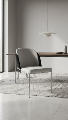Stuhl Esszimmerstuhl Küchenstuhl Lehnstuhl Luxus Grau Modern Esszimmer