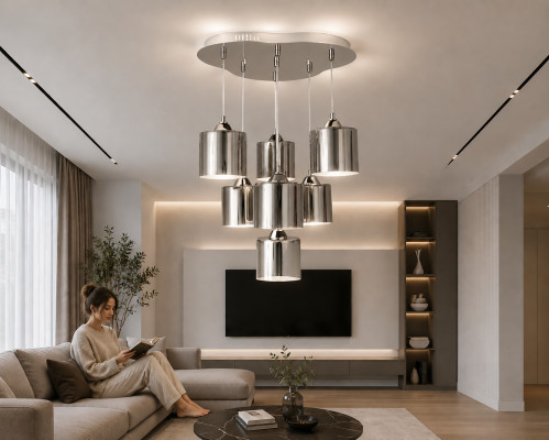 Lüster Kronleuchter Wohnzimmer Deckenleuchter Deckenlampe Prunkkronleuchter