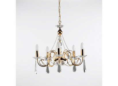 Kristall Deckenleuchter Hängeluster Zierlampe Luxus Kristalldeckenleuchte