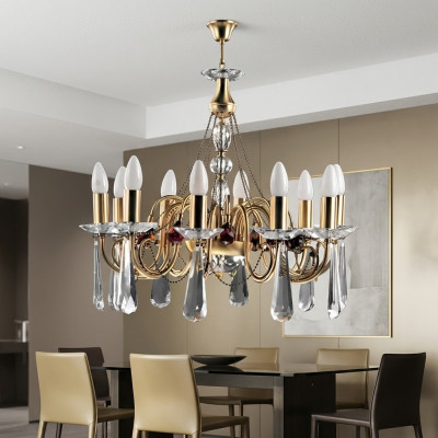 Kristall Luxus Lüster Deckenlampe Kronleuchter Hängelampe Art Edles Design